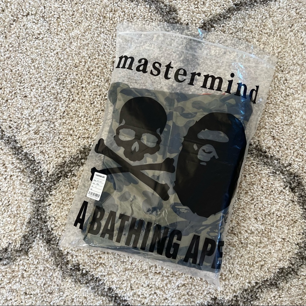 🖤 NWT🖤 BAPE MASTERMIND JAPAN Skull & Tiger Camo Hoodie - Picture 15 of 16